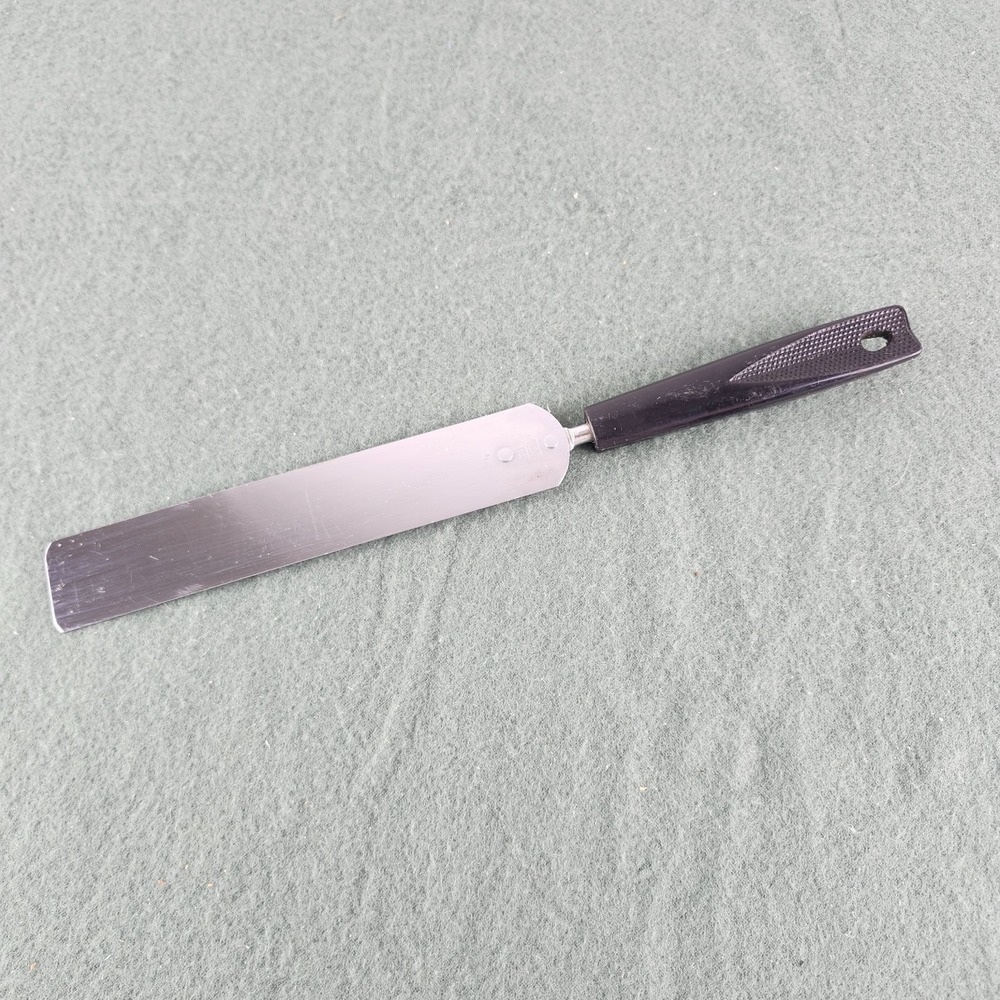 Vtg EKCO Icing Spreader Nylon Black Handle Flat Spatula Utensil Retro KitchenUSA